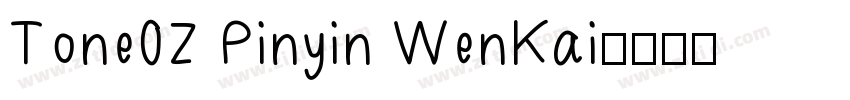 Tone0Z Pinyin WenKai字体转换